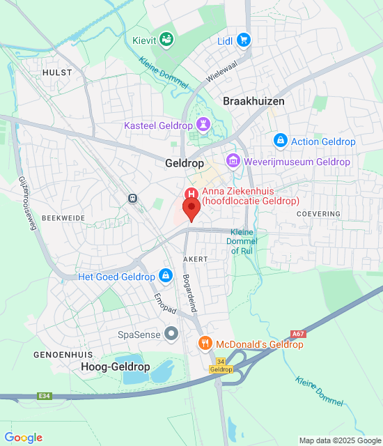 Google maps afbeelding voor Huisartsenpost Geldrop