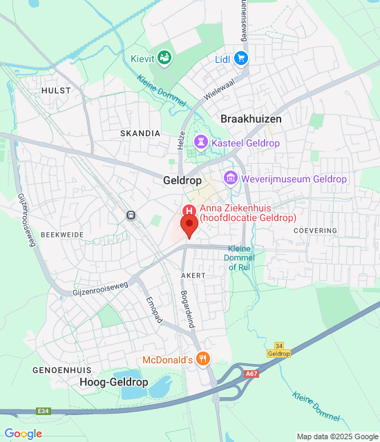 Google maps afbeelding voor Huisartsenpost Geldrop