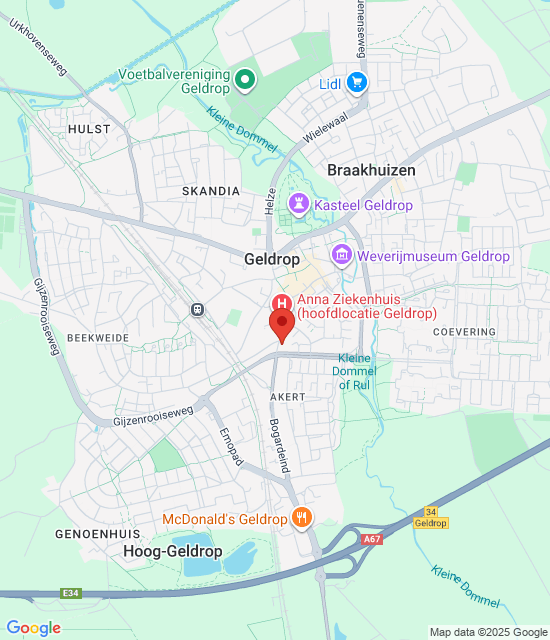 Google maps afbeelding voor Huisartsenpost Geldrop