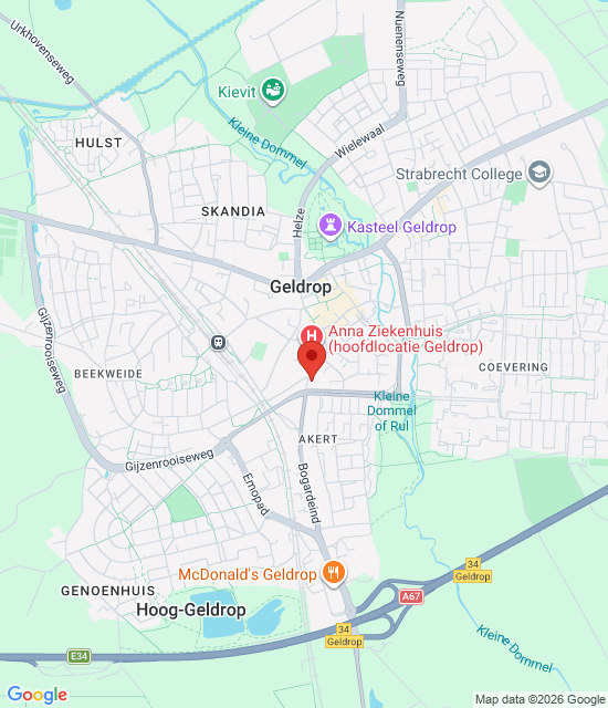 Google maps afbeelding voor Huisartsenpost Geldrop