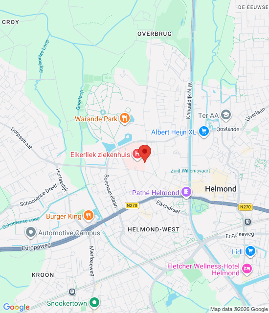 Google maps afbeelding voor Huisartsenpost Helmond