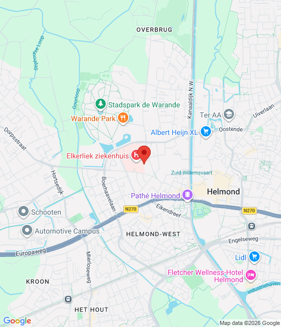 Google maps afbeelding voor Huisartsenpost Helmond