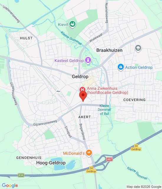 Google maps afbeelding voor Huisartsenpost Geldrop